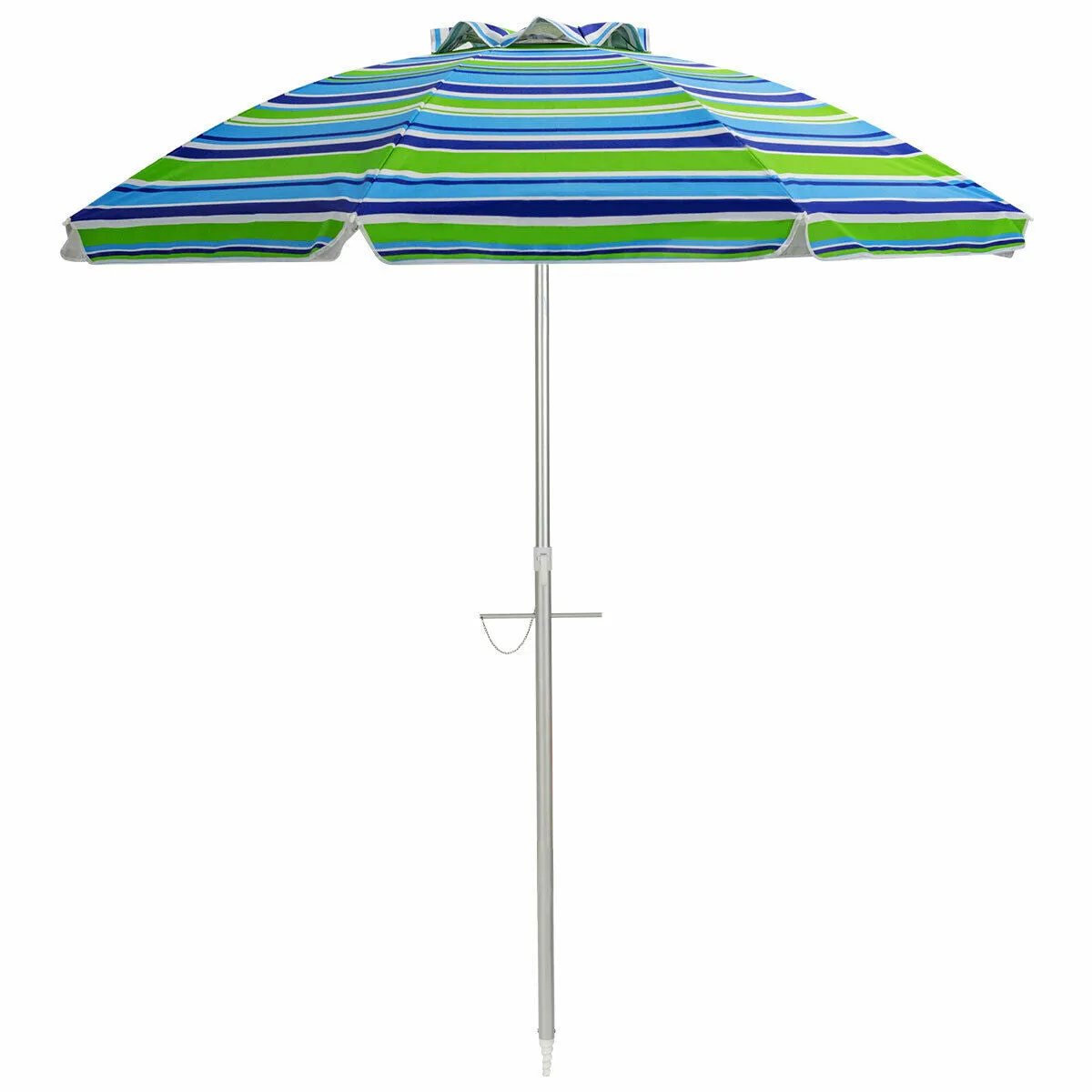 2m Sun Umbrella - Tilts with UPF 50  Protection-Green