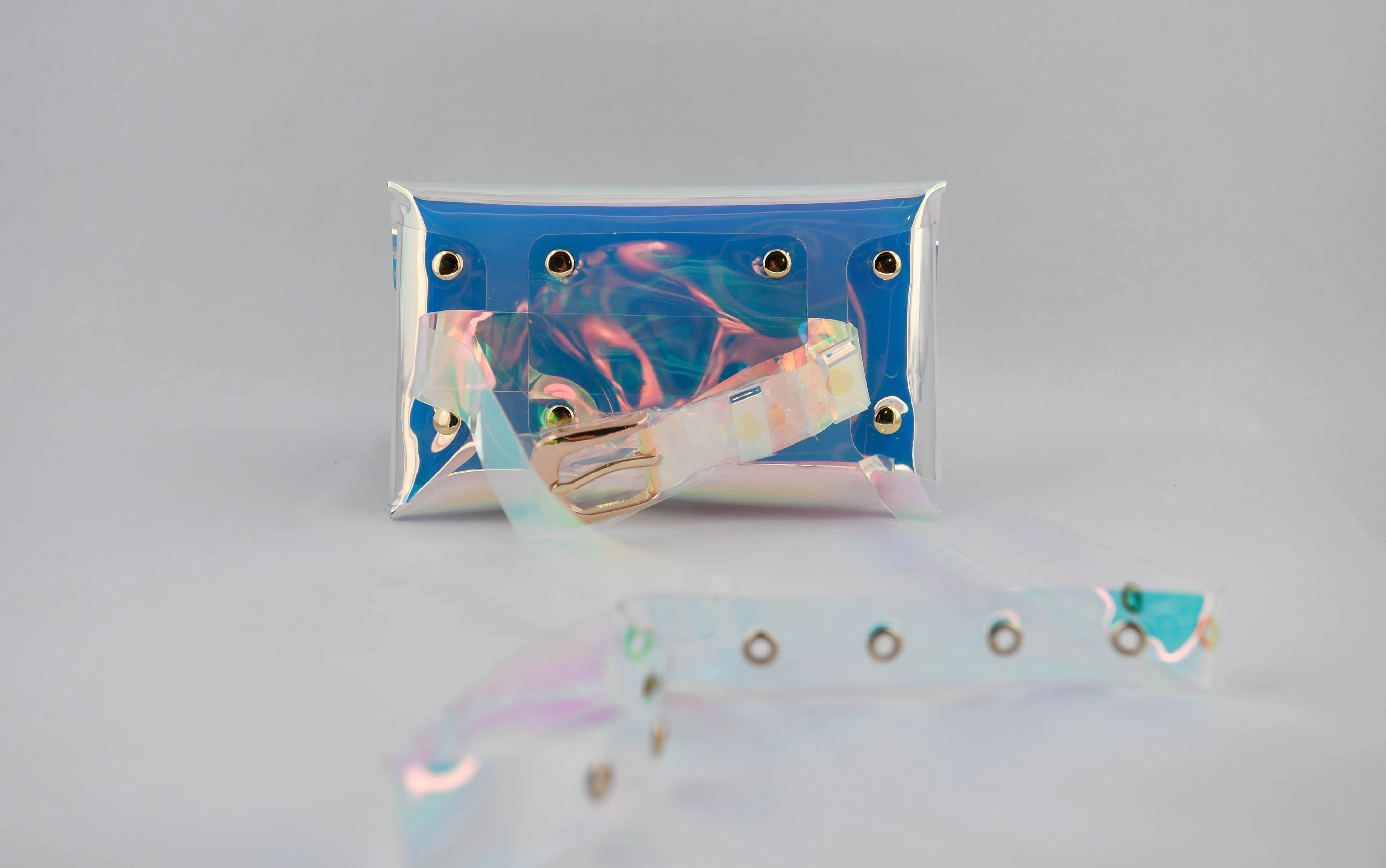 Alpha Chi Omega Holographic Belted Fanny Pack