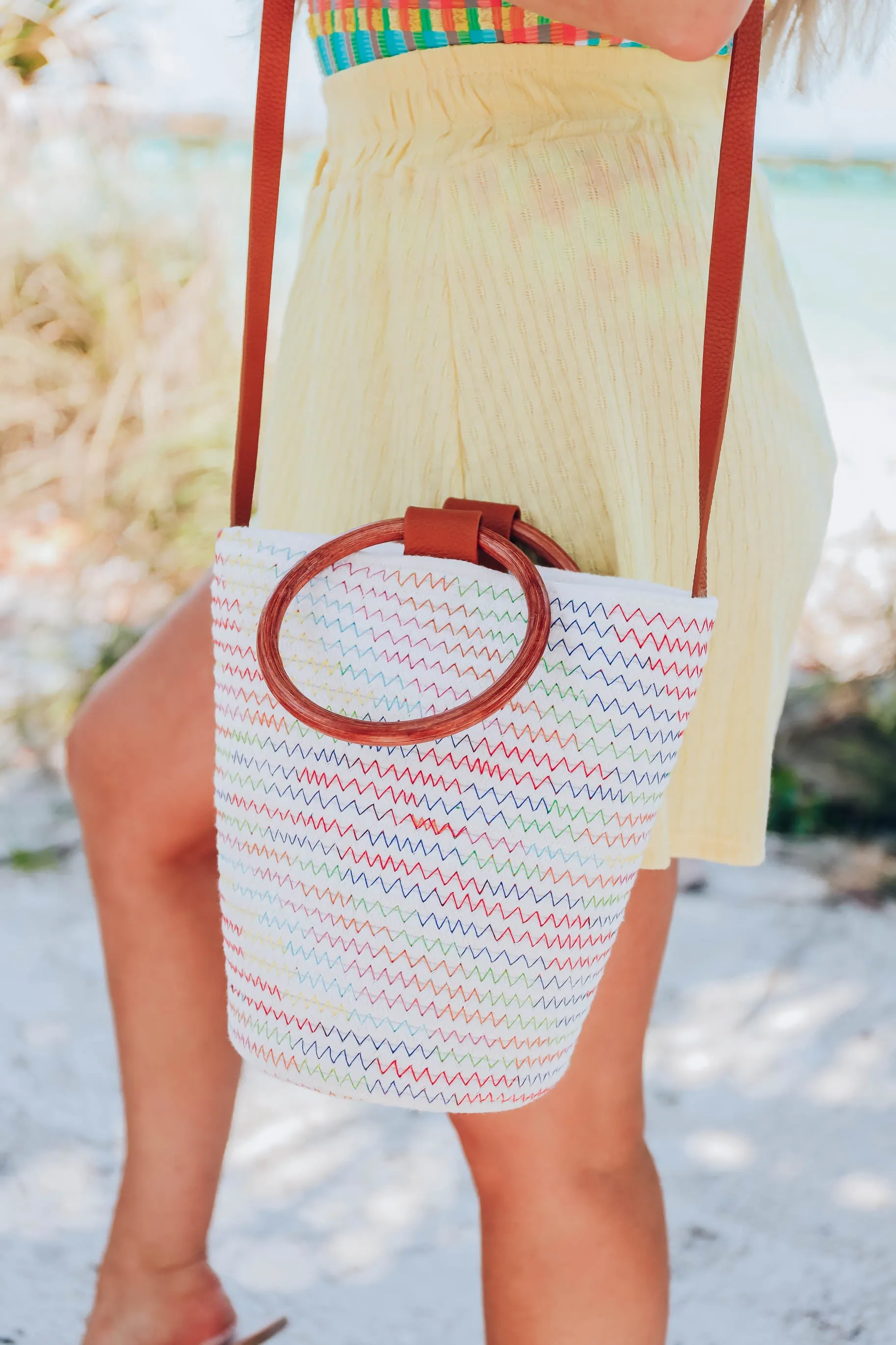 Beach Night Mini Bucket Bag