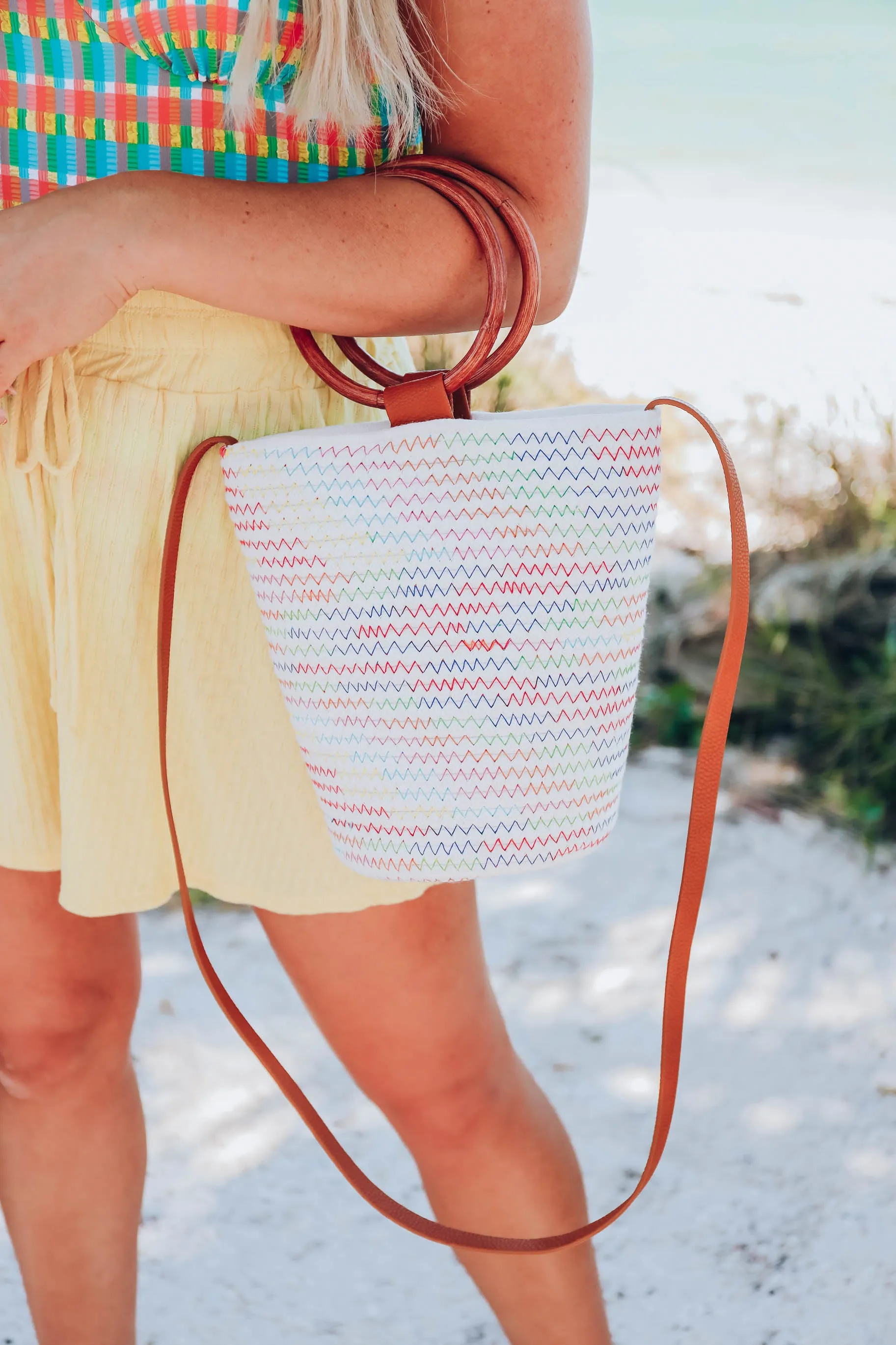 Beach Night Mini Bucket Bag