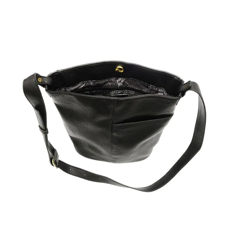 Bindi Front Slip Pocket Bucket Crosbody Bag