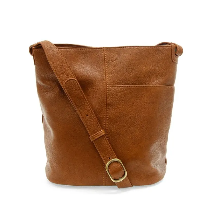 Bindi Front Slip Pocket Bucket Crosbody Bag