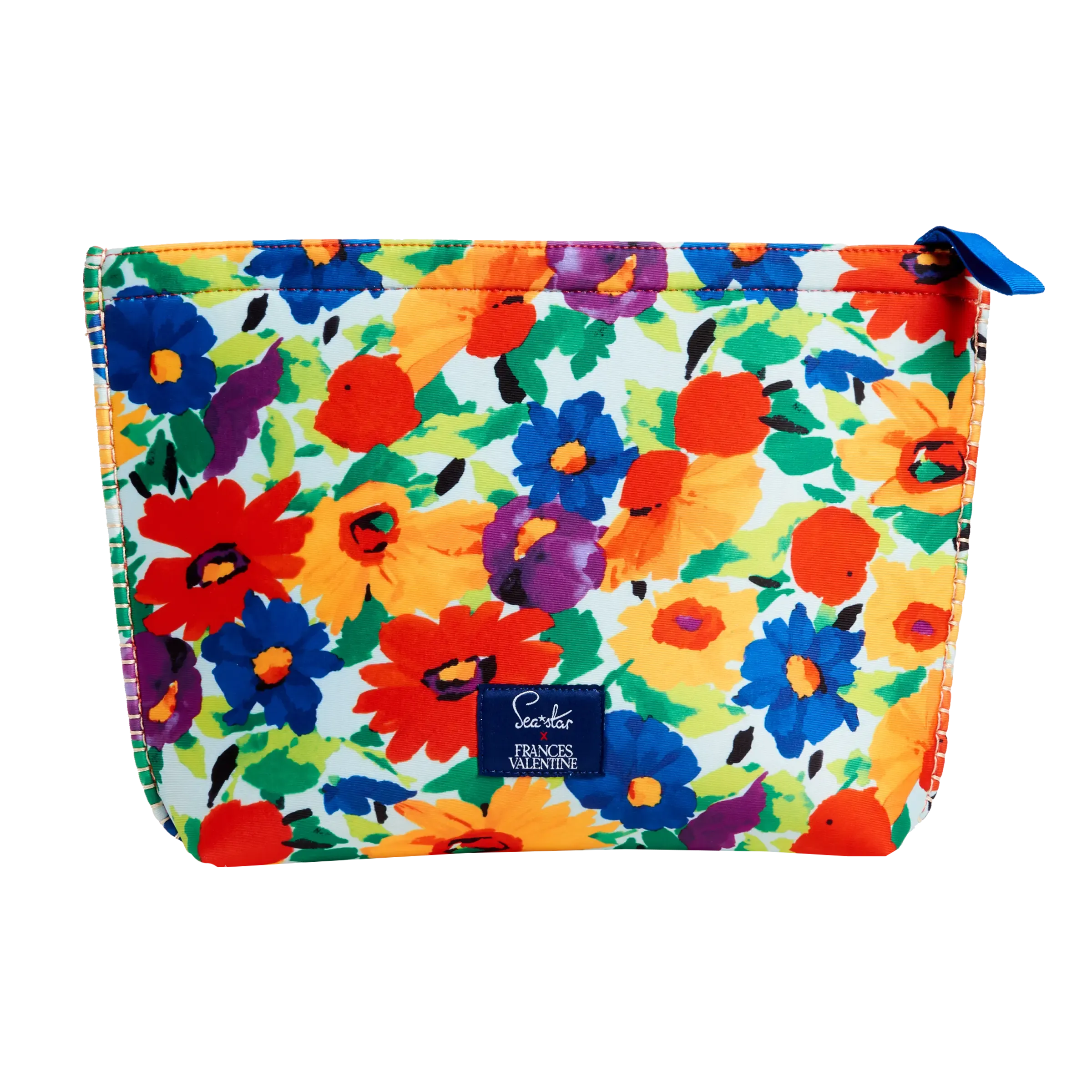 FRANCES VALENTINE FLORAL EXPLOSION - LARGE SKIPPER POUCH