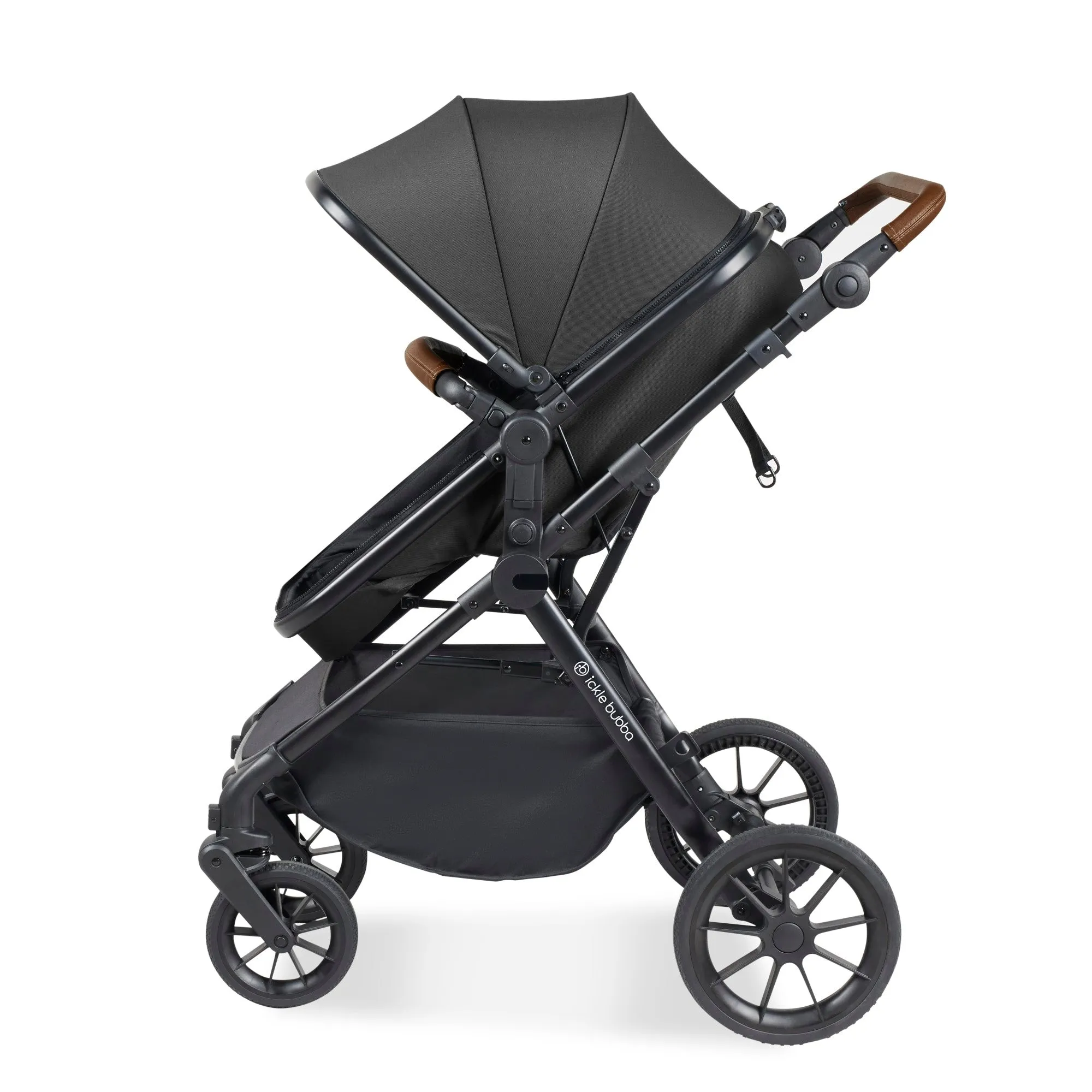 Ickle Bubba Cosmo All-in-One I-Size Travel System With Isofix Base (Stratus) Graphite Grey