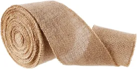 Jute Natural Plain Ribbon - 2.5"