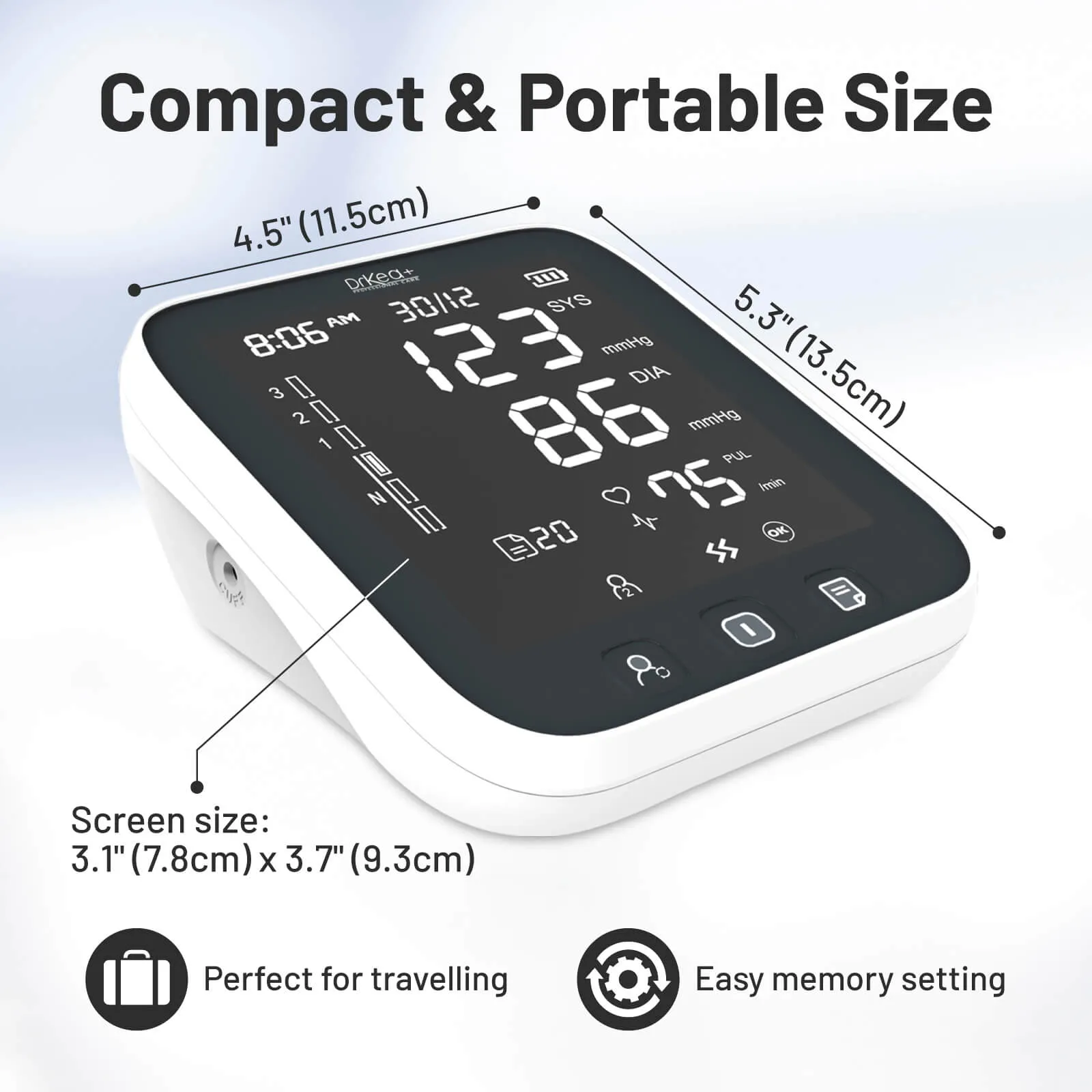 K990i Upper Arm Blood Pressure Monitor