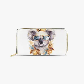 Long Type Zipper Purse, Koala, awd-509