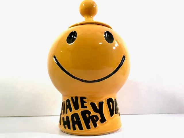 McCoy Have A Happy Day Smiley Face Cookie Jar