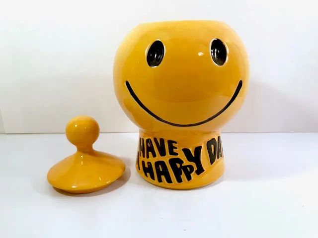 McCoy Have A Happy Day Smiley Face Cookie Jar