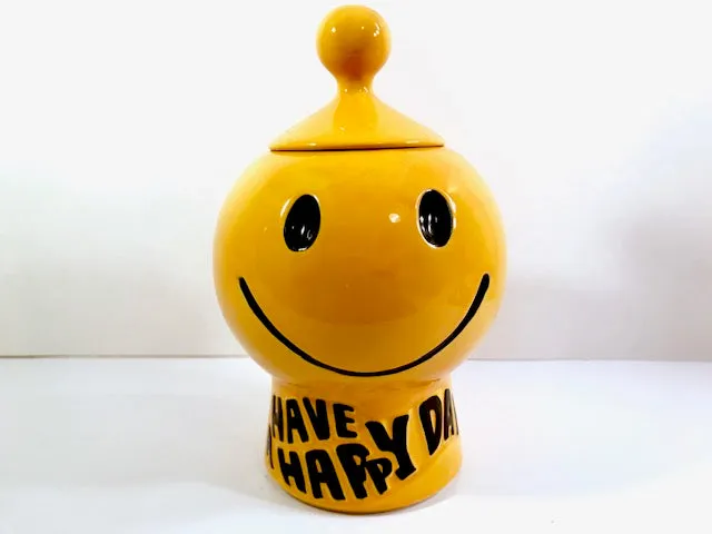 McCoy Have A Happy Day Smiley Face Cookie Jar