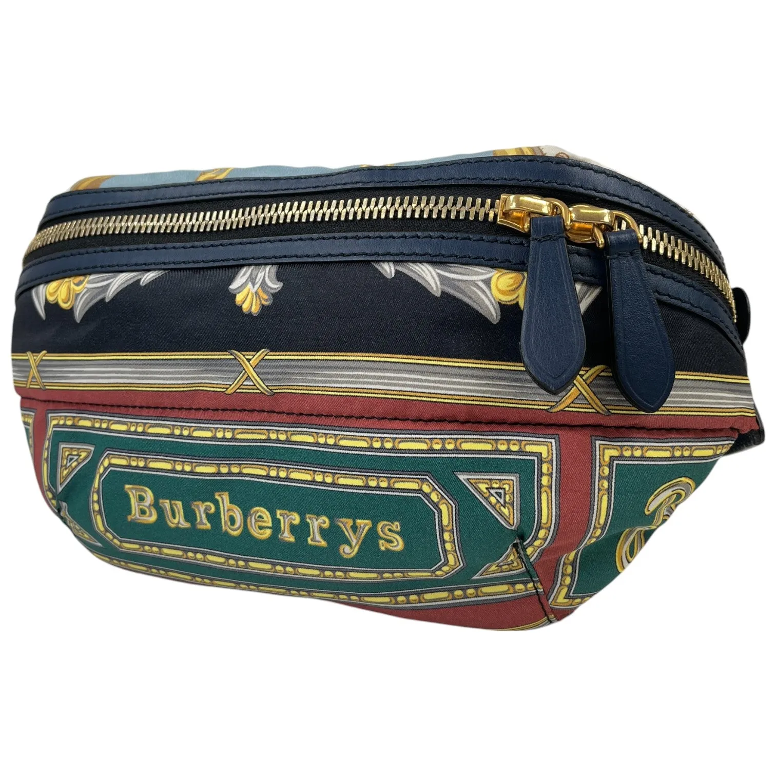 Men's Logo Print Belt Bag Navy