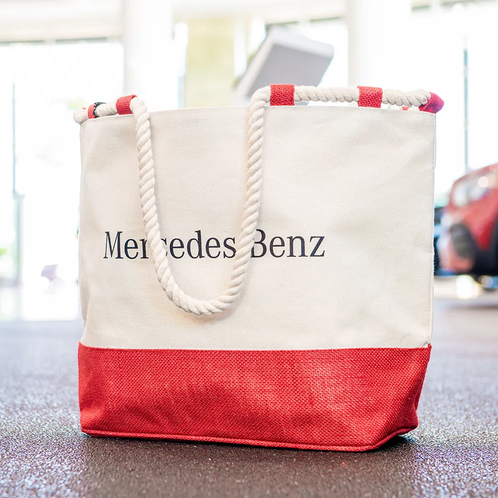 Mercedes-Benz Jute Tote Bag