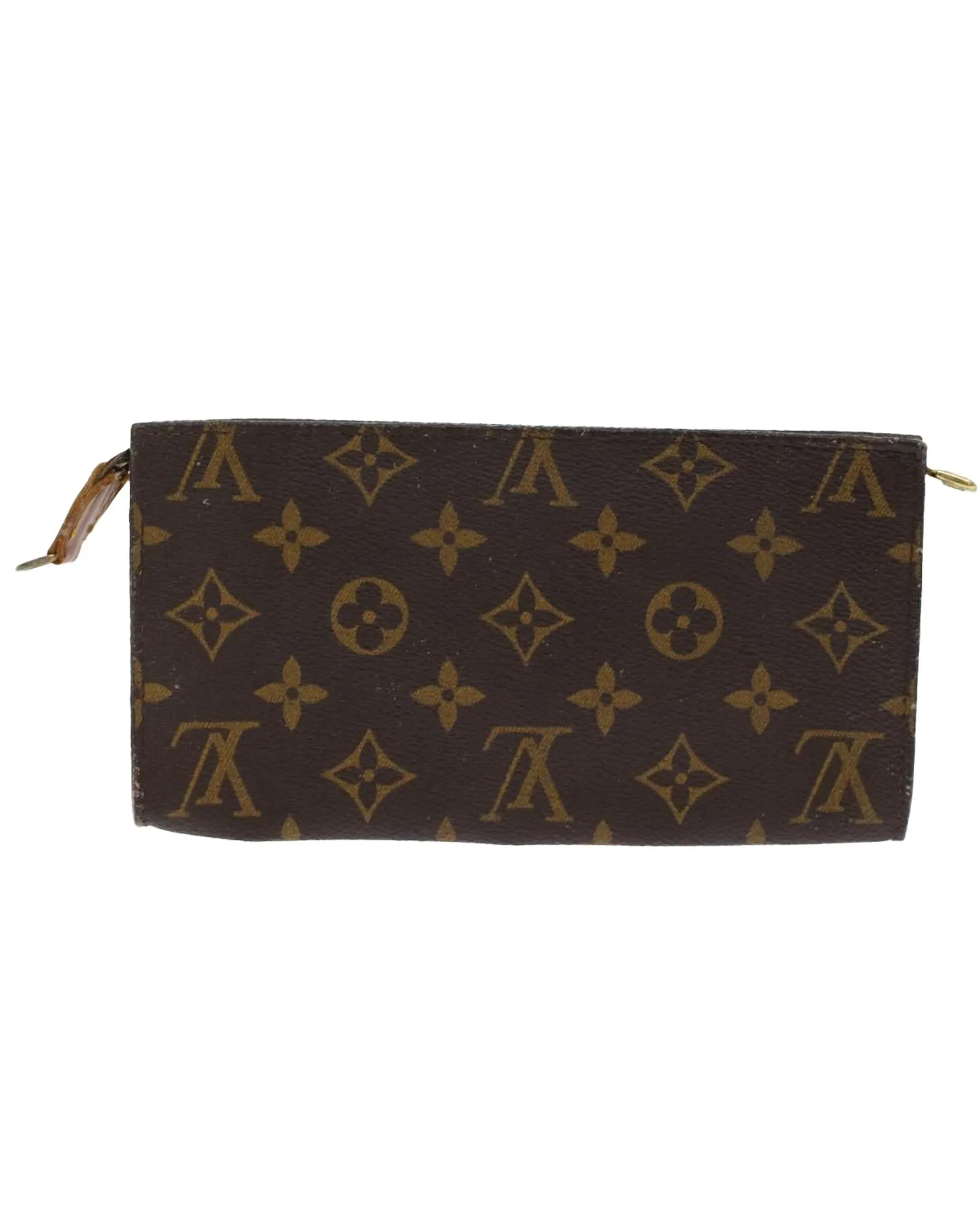 Monogram Accessory Pouch with Scratches and Rubbing