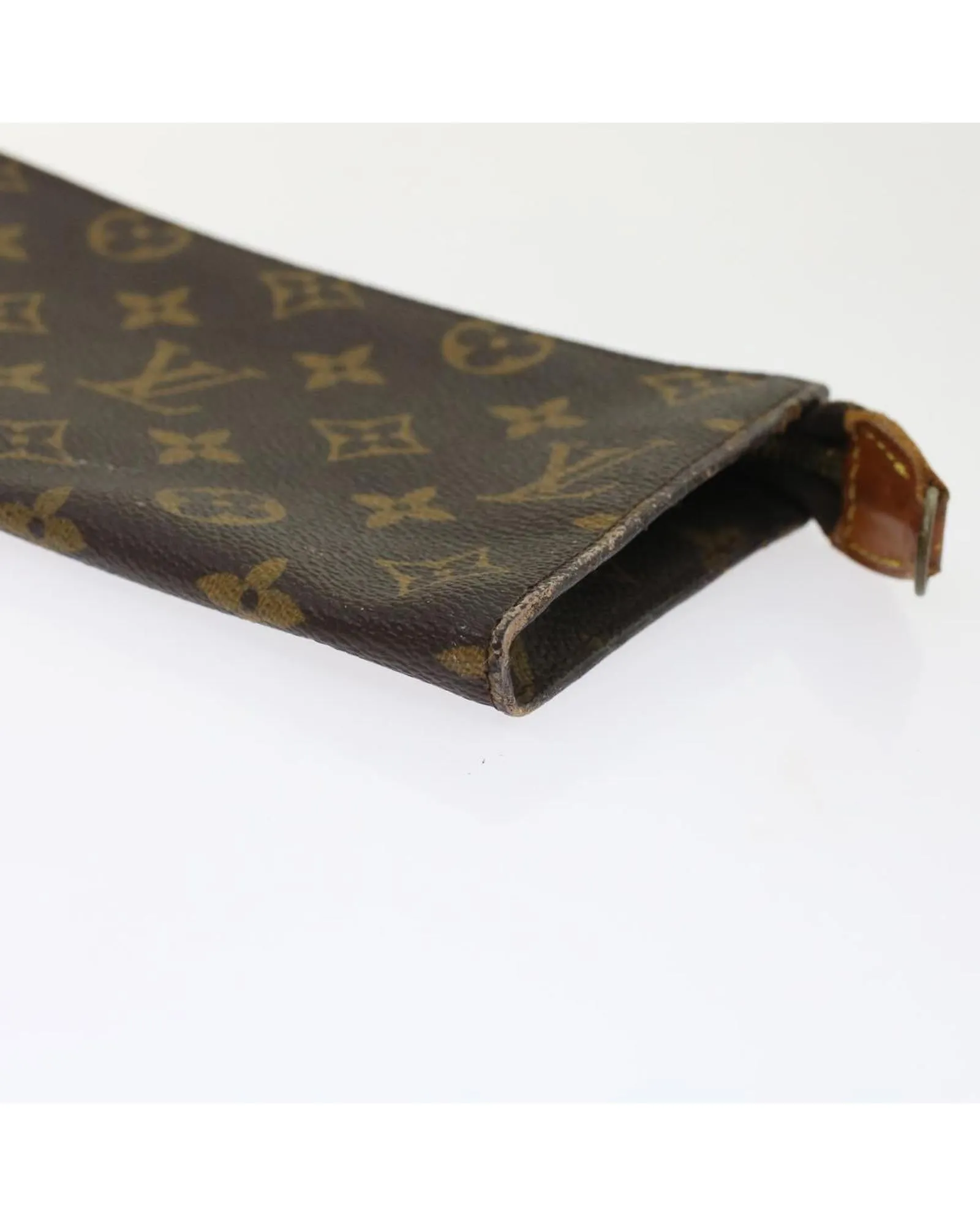 Monogram Accessory Pouch with Scratches and Rubbing