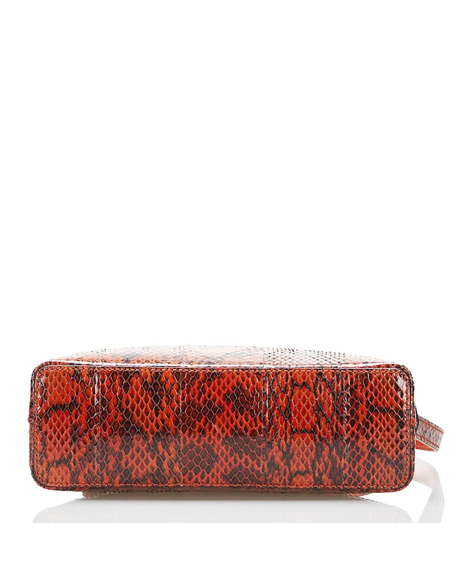 Small Ophidia Shoulder Bag in Orange